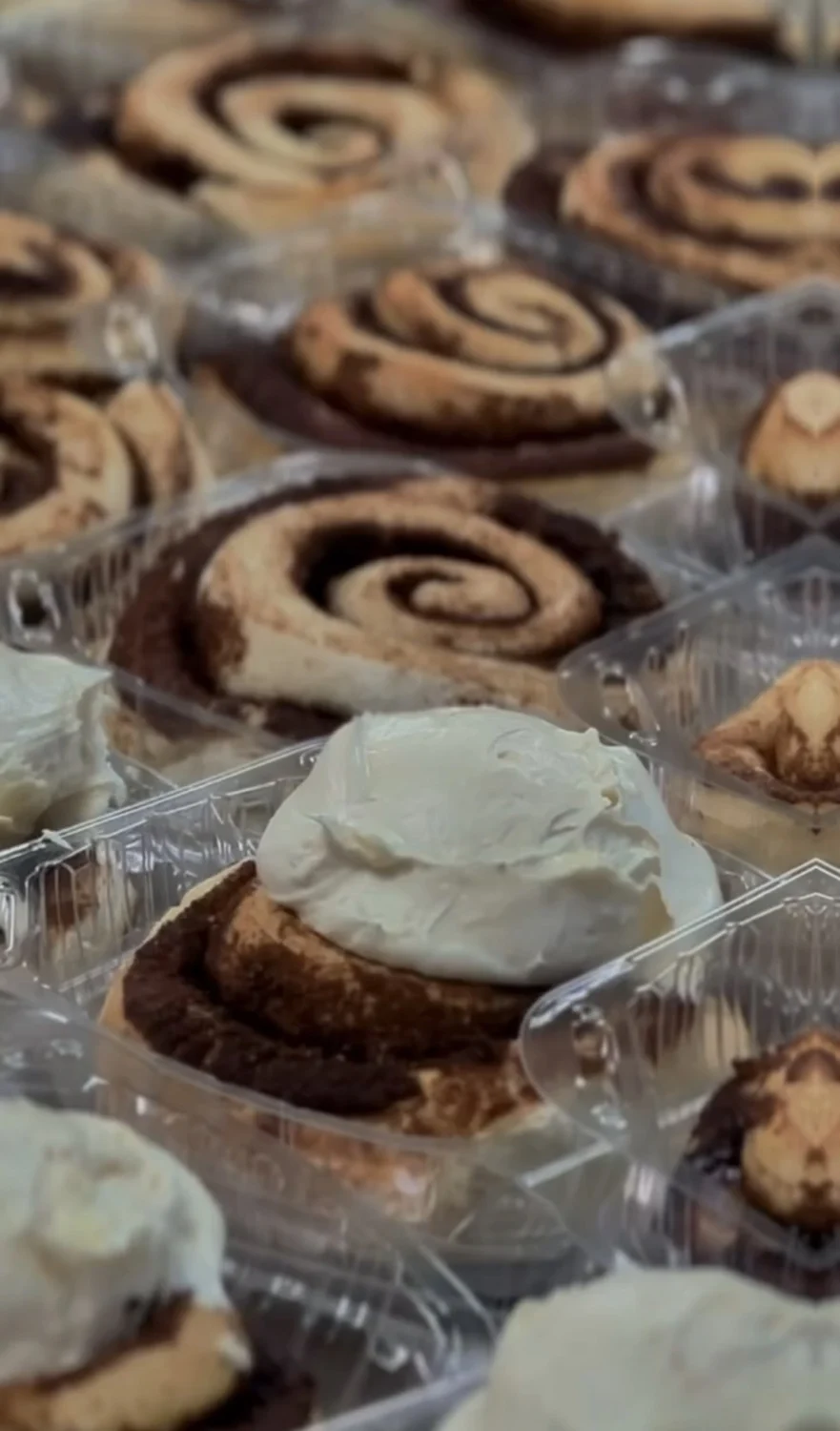 Sweet Dough rolls in individual containers