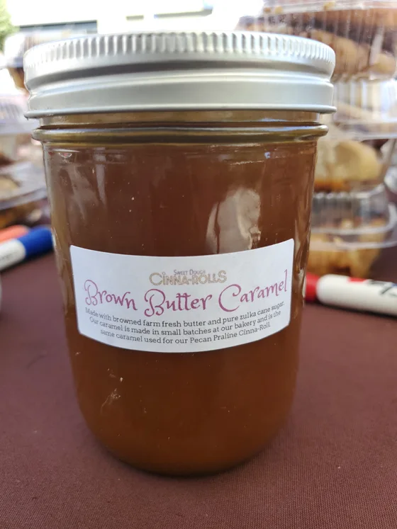 Brown Butter Caramel in a jar